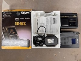 Vintage Sanyo Standard Cassette Dictating Handheld Recorder Playback TRC... - $1,076.71 MXN