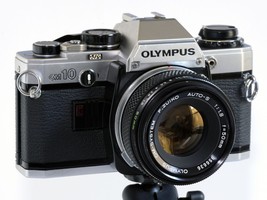 Olympus OM10 35mm SLR Camera w OM 50mm f/1.8 Zuiko Prime Lens 4 Student NiCE! - £155.07 GBP