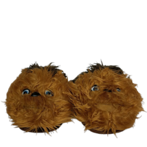 Star Wars Mens Chewbacca Brown Wookie Slippers Size Small Bioworld - £25.25 GBP