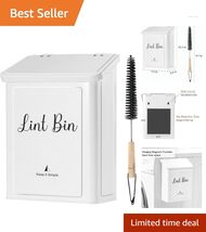 Versatile Wall-Mounted Lint Basket - Magnetic &amp; Stylish for Laundry Room - $62.32