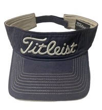 Titleist Golf Visor Navy Blue Made in USA Adjustable Mens Adult - £8.72 GBP