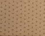 Cotton Kansas Troubles Flowers Floral Tan Fabric Print by Yard D185.26 - $15.95