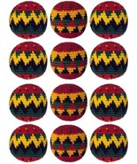 Turtle Island Imports Set of 12 Hacky Sacks - Rasta - $832.13 MXN