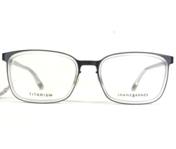 Jhane Barnes Eyeglasses Frames Nonzero GM Gray Clear Square Full Rim 53-18-135 - £44.17 GBP