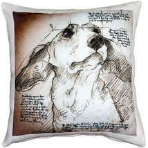 Dachshund 17x17 Dog Pillow, Complete with Pillow Insert - £41.20 GBP