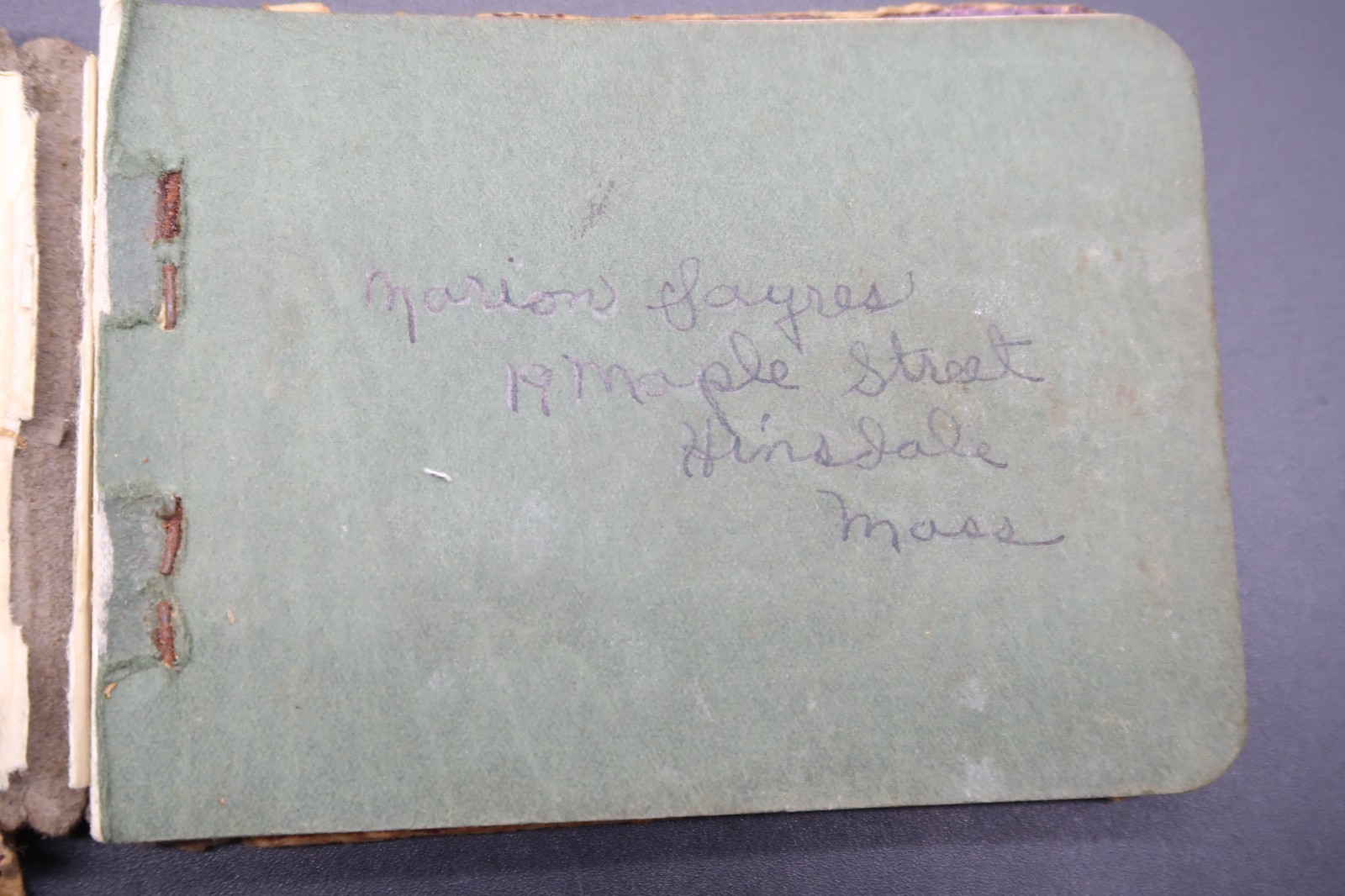 Antique Autograph Booklet Montreal Canada Souvenir Unknown Signatures Unusual Item image 6