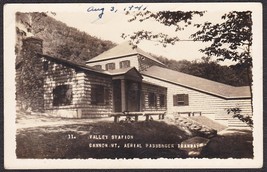 Cannon Mountain, NH RPPC 1941 - Valley Tramway Station House Postcard #11 - £9.61 GBP