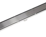 24 Inch Linear Shower Drain In Silver, With Adjustable Leveling Feet And... - $55.95