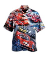 LeMans 24h vintage race Hawaiian shirts for men classic car nostalgia mo... - $541.80 MXN