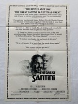 The Great Santini, 1980 Vintage original one sheet movie poster, Drama - £38.91 GBP