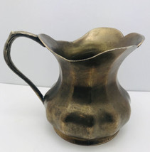 Brass Pitcher Planter 1983 Made In Italy 5 1/2”TallVintage FTDA - £13.65 GBP