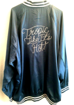 LuLaRoe Supply Women&#39;s Tropic Like It&#39;s Hot Zippered Blue Jacket Plus Si... - £29.87 GBP
