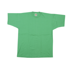 NOS Vintage 90s Streetwear Mens XL Blank Short Sleeve T-Shirt Kelly Green 50/50 - £23.49 GBP