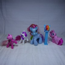 Hasbro My Little Pony MLP Lot of 5 Items Rainbow Dash, Rarity, Pinkie Pie &#39;08-12 - £20.78 GBP