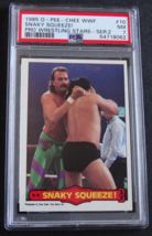 1985 OPC O-Pee-Chee WWF #10 Jake The Snake Robert Wrestling Card PSA 7 Near Mint - £22.03 GBP