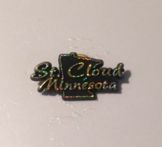 Vintage St. Cloud Minnesota Plastic Lapel Hat Pin - $7.28