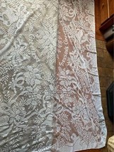 Season’s Greeting Lace Tablecloth 66”x108” - $30.41