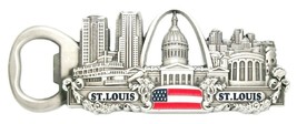 St. Louis Missouri Metal Bottle Opener Fridge Magnet - $7.99