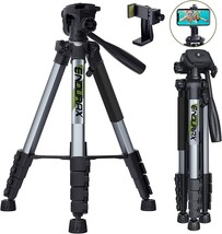 Endurax 66 Video Camera Tripod For Canon, Nikon, And Lightweight Aluminum Travel - £36.73 GBP