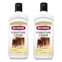 2x Weiman Furniture Cream Cleaner Polish Conditioner Sunscreen Lemon Oil... - $64.73