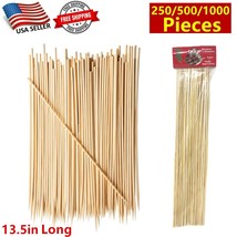 250-1000 Pcs Bamboo Skewer Kabob Grill Appetizer Fruit Picks BBQ Skewers... - $8.90+