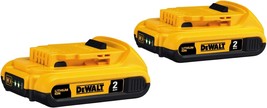 Compact 2.0Ah Double Pack, 20V Max From Dewalt (Dcb203-2). - $90.99