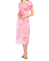 New Sage Pink Empire Waist Midi Dress Size 12 $118 - £39.50 GBP