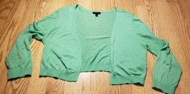 Talbots Women&#39;s Open Front Cardigan Sweater Size: Small Green CUTE Adorable - £16.60 GBP