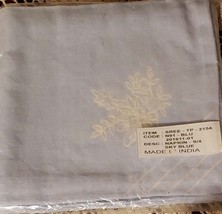 Four (4) ~ Sky Blue ~ 17&quot; Square ~ Fabric Napkins ~ Made in India ~ 100%... - €25,89 EUR