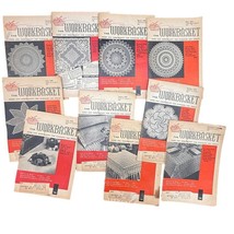  Vintage Workbasket Magazine Lot (Doily &amp; Crochet Patterns 1958 - $402.47 MXN