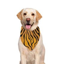 Tiger Stripes Print Pet Dog Bandana (Large Size) - £15.98 GBP