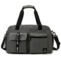 Travel Gym Bag with Dry and Wet Separation and Shoe Compartment - £20.24 GBP