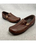 Clarks Slip-On Leather Loafer Women Size 11 Ashland Lane Q Comfort Casua... - $34.87