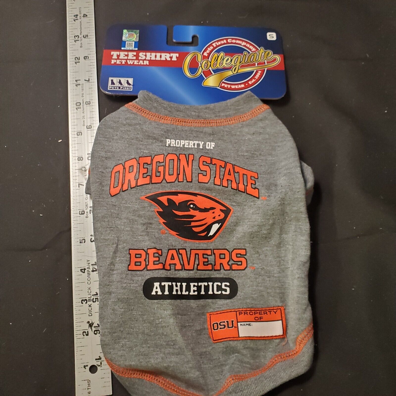 NWT OS Oregon State Beavers T-Shirt S Pet Wear New - $14.16
