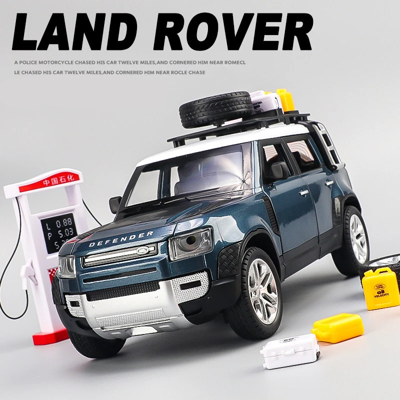 1/24 Range Rover Defender SUV Travel Edition Alloy Car Model Diecast - £19.33 GBP