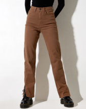 Motel Rocks Gerades Bein Jeans IN Reich Brown (MR45) - £13.97 GBP