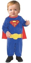 Rubies SUPERMAN Costume With Removable Cape - Newborn 0-6 Months Size NE... - £10.22 GBP