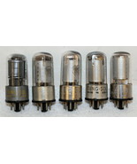 5- Vintage Used Tung-Sol 6SK7/GT Mesh Vacuum Tubes ~ Test VG on Sencore - $68.58 CAD
