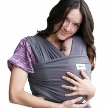 Sleepy Wrap Baby Carrier, Dark Grey Stretchy Ergo Sling from Newborns to 35lbs - £44.66 GBP