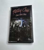Motley Crue - Girls Girls Girls CASSETTE TAPE 1st US issue ratt dokken m... - $186.94 MXN