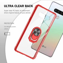 For LG Stylo 6 Case + 2Pack Tempered Glass Screen Protector Shockproof Magnetic - £28.81 GBP