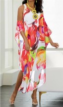 Women&#39;s Summer Fall Beach Vacation day night Overlay long Dress plus siz... - £71.05 GBP