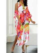 Women&#39;s Summer Fall Beach Vacation day night Overlay long Dress plus siz... - $89.09