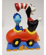 Dr Seuss Cat In The Hat &amp; Whozit Car Plastic Bank Toy Henson &#39;97 w Stop - £45.78 GBP