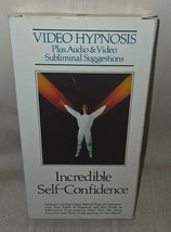 Incredible Self Confidence Dick Sutphen VIDEO HYPNOSIS VHS - $19.79