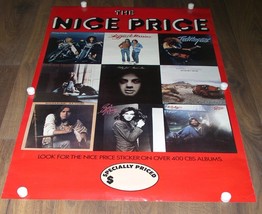The Nice Price Promo Poster Vintage 1980 Cheap Trick Dan Fogelberg Loggins * - £319.73 GBP