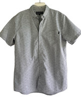 Molokai Surf Co Shirt Gray Button Down Short Sleeve Surf Skate Pocket Me... - £14.38 GBP