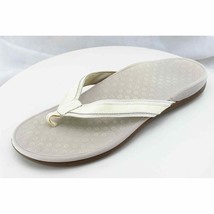 Vionic Sz 11 M Off White Flip Flop Synthetic Women Sandals - £31.06 GBP