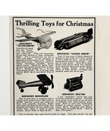 Kingsbury Motor Driven Toys 1920s Advertisement Plane Tractor Christmas ... - $460.08 MXN