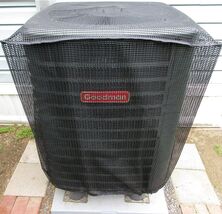 Full Mesh Air Conditioner AC Cover Protects Leaves Grass Dust Debris 32x... - $41.81 CAD